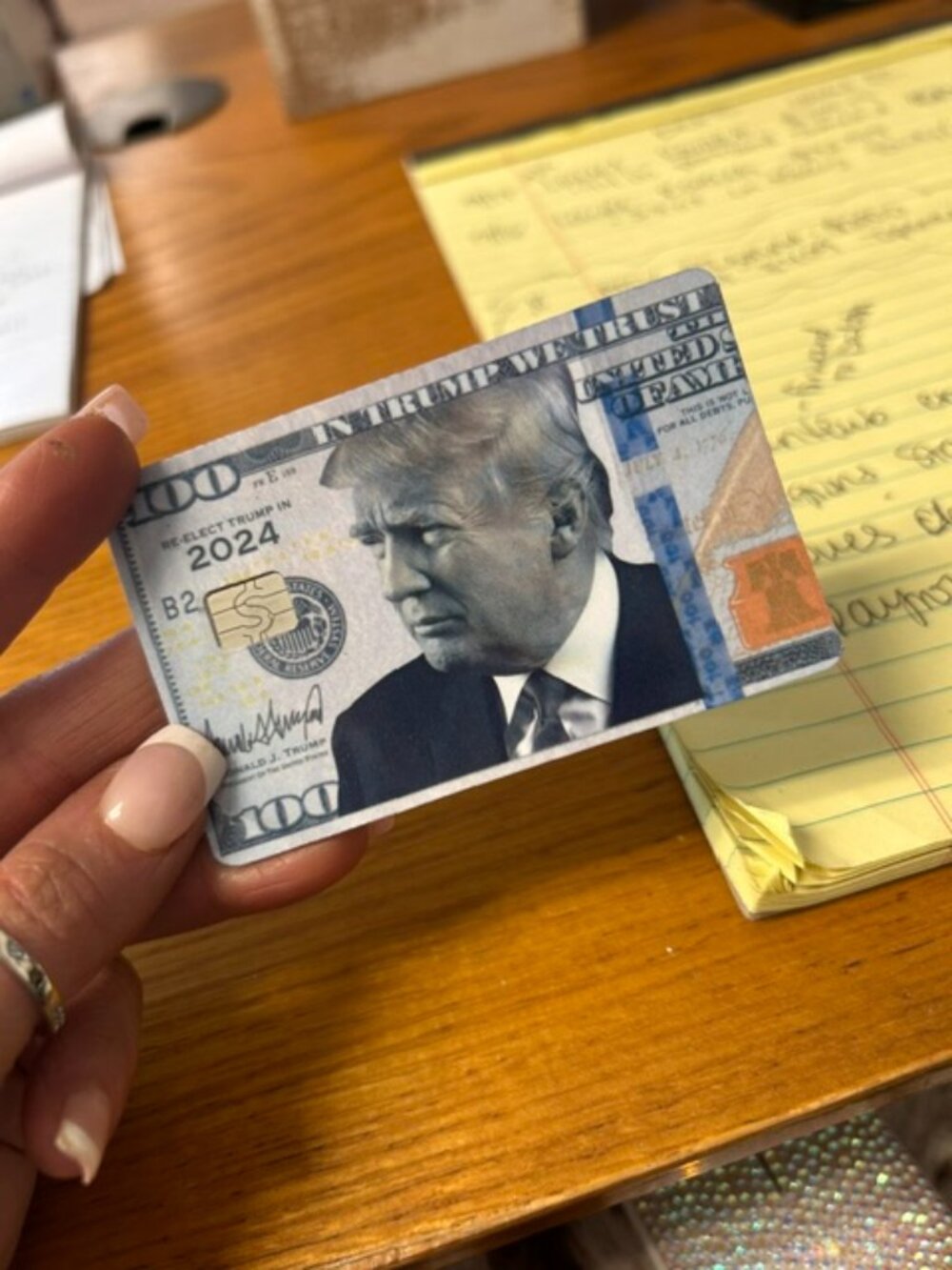 Trump Debit Card Sticker - Credit Card Skin